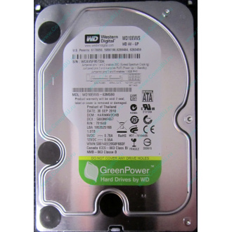Б/У жёсткий диск 1Tb Western Digital WD10EVVS Green (WD AV-GP 1000 GB) 5400 rpm SATA (Новый Уренгой)