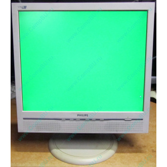 Б/У монитор 17" Philips 170B с колонками и USB-хабом в Новом Уренгое, белый (Новый Уренгой)