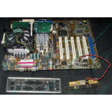 Материнская плата Asus P4PE (FireWire) с процессором Intel Pentium-4 2.4GHz s.478 и памятью 768Mb DDR1 Б/У (Новый Уренгой)