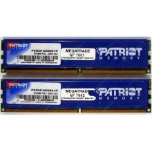 Память 1Gb (2x512Mb) DDR2 Patriot PSD251253381H pc4200 533MHz (Новый Уренгой)