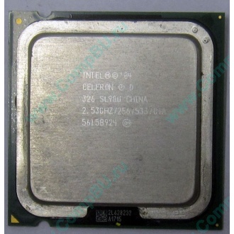 Процессор Intel Celeron D 326 (2.53GHz /256kb /533MHz) SL98U s.775 (Новый Уренгой)